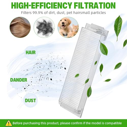 Image of HASTHIP Compatible with Mi Robot Vacuum Mop 2i & 2 Pro Replacement Filters Spare Accessories for Mi Robot Vacuum Mop 2i & 2 Pro