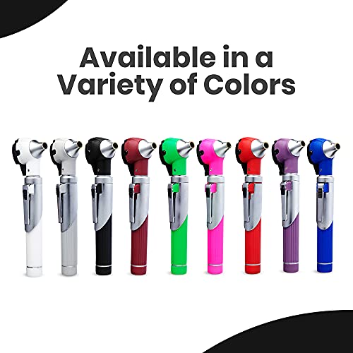 Zyrev Zetalife Otoscope - Ear Scope With Light, Ear Infection Detector, Pocket Size, In 10+ Colors! (Black Color) #TOP7