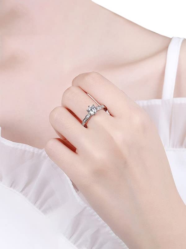 Adjustable Crystal Ring for Stone Finger, Silver Toned, A5 Crystals