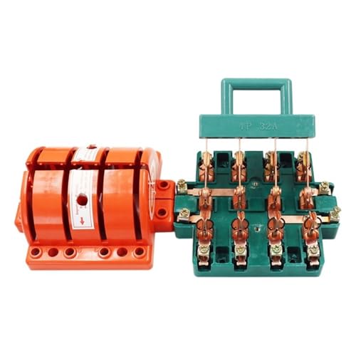 Interrupteur inverseur bidirectionnel 4P 32A triphasé à double jet pour circuit électrique