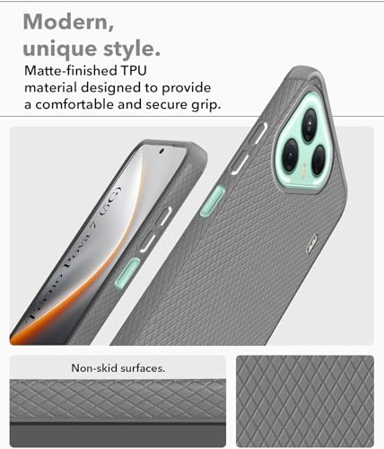 Image of Jkobi Back Cover Case for Tecno Pova 7 5G (Liquid Silicone | Side Grip | Camera Protection)
