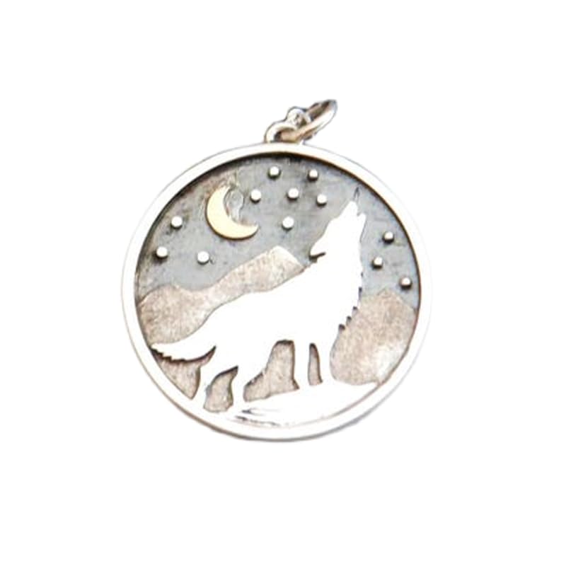 Collar de lobo en plata 925 hipoalergénico que no se oscurece