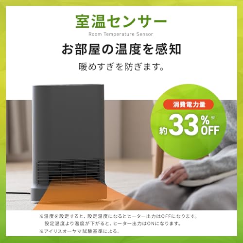 アイリスオーヤマ セラミックファンヒーター ACH-LTSW12A-Hサムネイル4