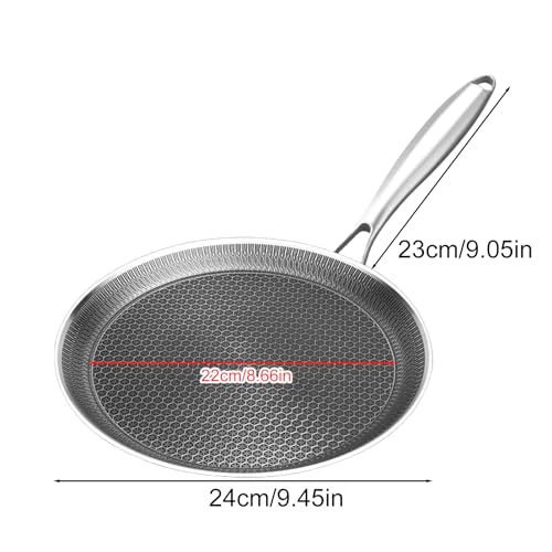 Poêle à pancakes anti-adhésive ustensile de cuisson plat en acier - 5