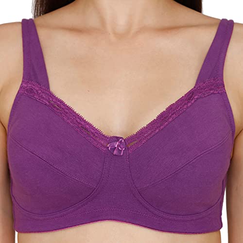 Image of Zivame Women's Cotton Non Padded Wire Free Casual 3 /4th Coverage Bra