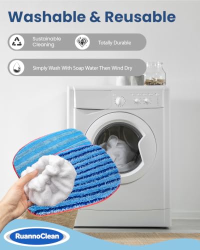 Image of Steam Mop Pads and Microfiber Bonnets Compatible with McCulloch