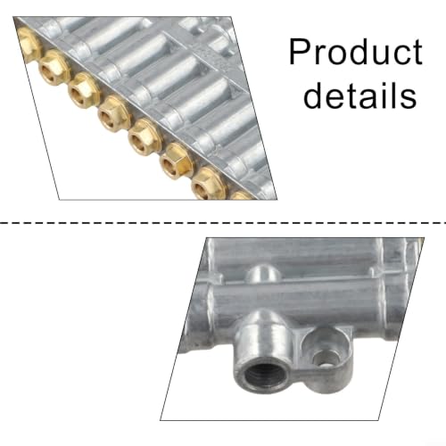 Válvula separadora de aceite KiraKira de 10 posiciones con control visual de lubricación 7
