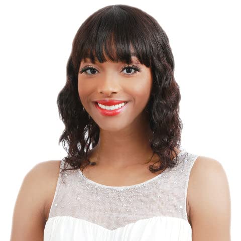 Diana Bohemian Wig Jasper 100% Unprocessed Virgin Indi Remi Human Hair Wig - HH HD100 (NATURAL BLACK)