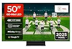 TCL 50Q7C QLED Mini LED Fernseher, 50 Zoll, 4K HDR Premium, Dolby Vision IQ & Atmos, Smart TV mit Google TV, Onkyo 2.0 Sound, 144Hz VRR, AMD FreeSync Premium Pro, HDMI 2.1, AirPlay 2