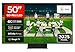 TCL 50Q7C QLED Mini LED Fernseher, 50 Zoll, 4K HDR Premium, Dolby Vision IQ & Atmos, Smart TV mit Google TV, Onkyo 2.0 Sound, 144Hz VRR, AMD FreeSync Premium Pro, HDMI 2.1, AirPlay 2