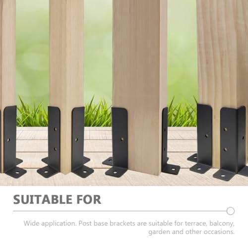 Supports de fixation pour poteau bois extérieurs rigides à visser - 3