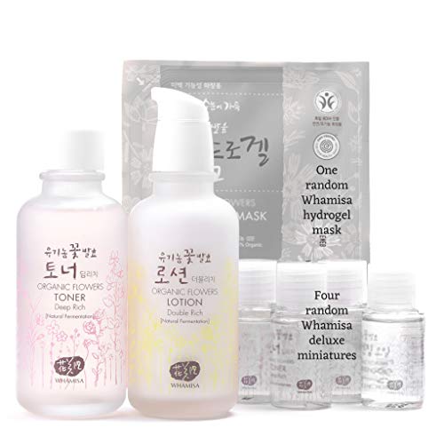 Toner & Lotion Skincare Set for Face & Body Whamisa Set