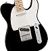 Squire Sonic Telecaster Electric Guitar, Black, Maple Fingerboard
