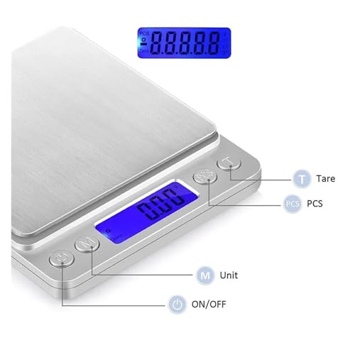 Báscula digital de cocina alta precisión 3000g 0.1g miniatura 4