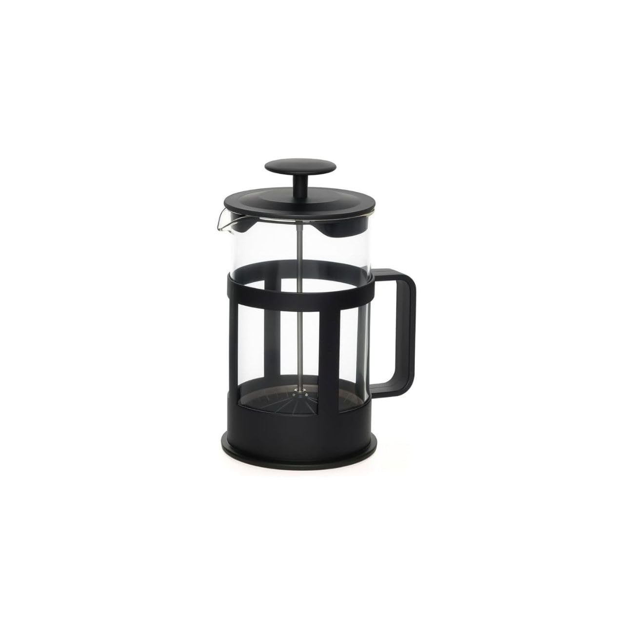 Cafeteira Prensa Francesa 350ml Vidro Borossilicato Filtro Inox Cremeira Espumador Para