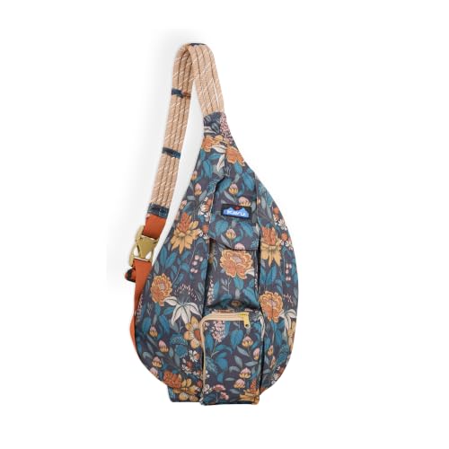 Image of KAVU Rope Sling, Water-Resistant Crossbody Bag | 600D Recycled Polyester, Water Resistant, 0.8 lbs | 22-44-In Strap, 2 Zip Compartments & Phone Pocket | Hiking & Travel