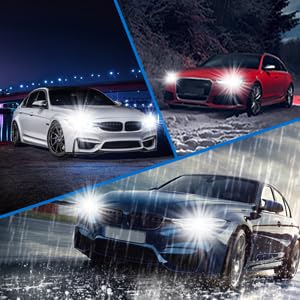 D-Lumina H7 LED Headlight Bulb Projector Canbus Error Free 120W 20000LM Auto Car Lamp Lights Conversion Bulb Light 6000K white,Standard beam for headlight with lens - Pack of 2 - Image 8