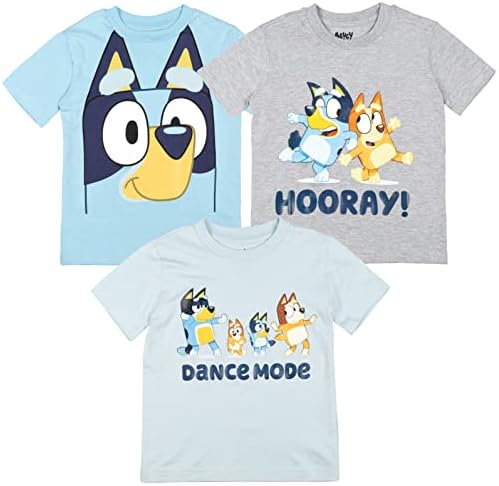 Bluey Bingo 3点セットTシャツ子供から大人まで