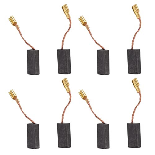 20 Stück Kohlebürsten 5 X 8 X 15 Mm, Funktioniert mit Hoher Zuverlässigkeit bei Hoher Geschwindigkeit, Geeignet Für Elektrische Handbohrmaschinen, Winkelschleifer, Gebläse,