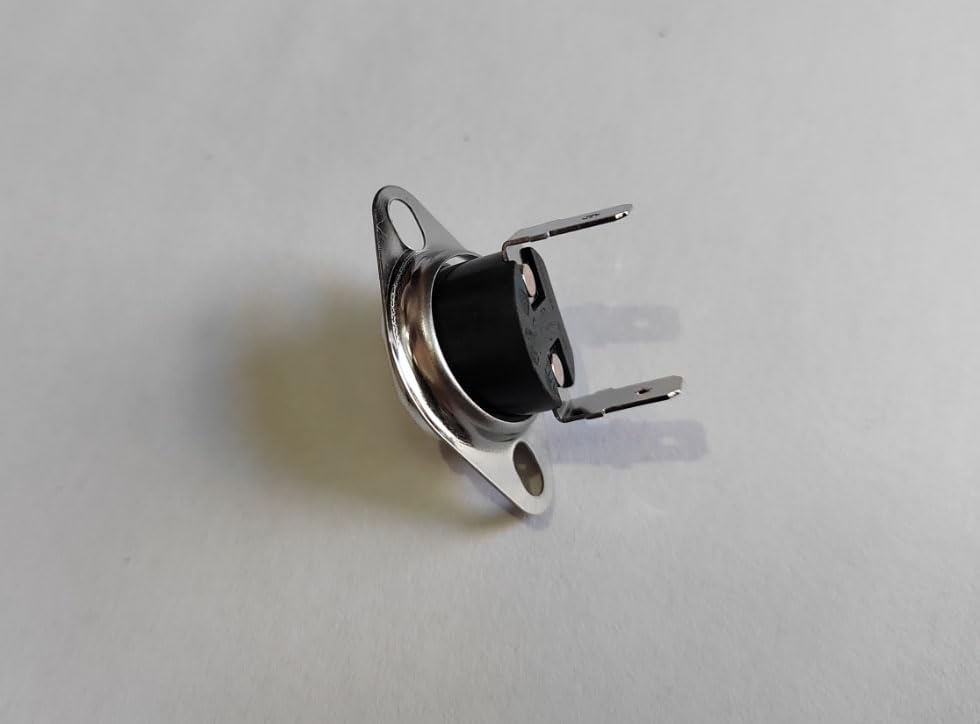 Miniatura 3 de 1PC KSD201 110-0 Interruptor de control de temperatura normalmente cerrado con anillo de fijación