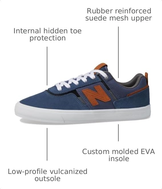 Image of New Balance Unisex Adult Numeric 306 V1 Skateboarding Shoes