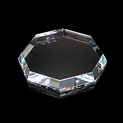 Staymax Clear Octagon Glass Paperweight #TOP2