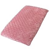AQUA(アクア) mofua (モフア) 敷きパッド ベビー布団 カバー兼用 (70×120×15cm) 冬用 あったか プレミアムマイクロファイバー ローズピンク 50707B79