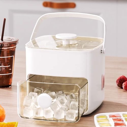 Set de bandejas para hielo con contenedor y tapa miniatura 3