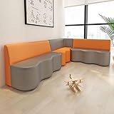 Wellenförmige Aktivitätsliege für Kindergarten und Trainingszentrum Ruhebereiche