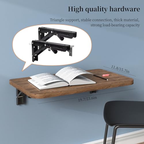 Bureau mural pliable et compact - Table flottante multi-usage maison