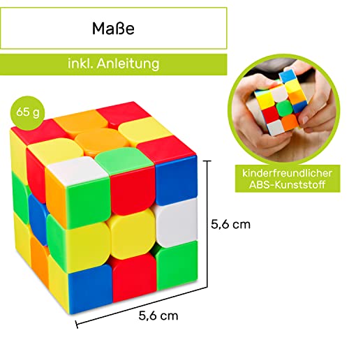 CUBIDI Zauberwürfel 3×3 Typ Sydney ohne Sticker