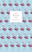 Flamingo Notebook - Ruled Pages - 5x8 - Premium (Light Blue) 1723275123 Book Cover