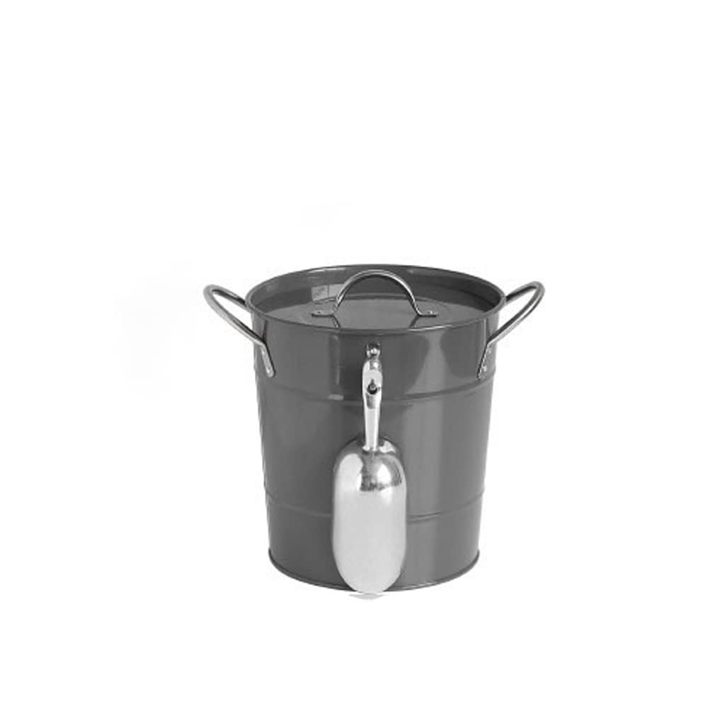Cubo de Hielo para Restaurante, Multifuncional, de Acero Inoxidable, para Vino, Cerveza, Bebidas, Apto para hoteles, restaurantes, Bares, cocinas, etc.