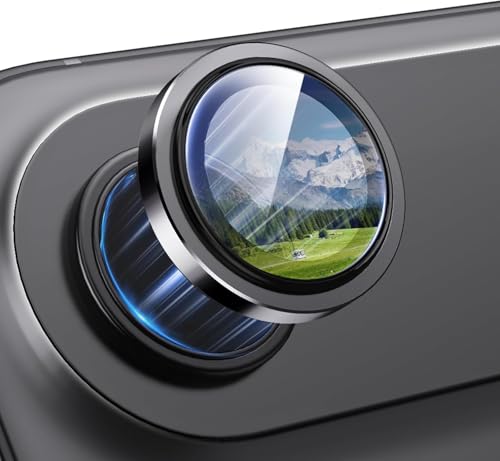 Image of CLITZ for iPhone 17 Air Camera Lens Protector Original Individual Lens Screen Protector | 9H Hardness, Scratch-Resistant, Case Friendly (Black)