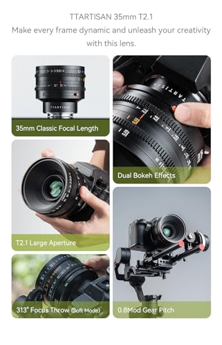 Ficha técnica TTARTISAN Lente Cine T2.1 35 mm - Fernando Cortés