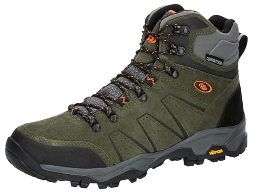 Brütting Monte Princeton, Botas de Trekking Hombre, Oliva Orange, 46 EU