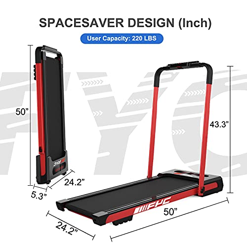 Caminadora plegable eléctrica 2.5 hp para hogar y oficina miniatura 2
