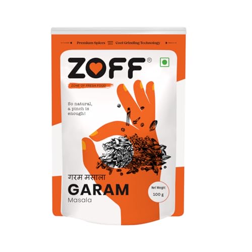 Image of Zoff Garam Masala | Gram Masala Aromatic Spice Blend | Perfect for Curries, Stews, Marinades & More | Rich in Essential Spices for Health | Garam Masala Powder 100g