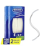 BOCOKO 100 Count Hearing Aid Cleaner Ready-to-Use Stands Effective Thread-Fine Instrument Cleaning Kits for Hearing Devices (100)