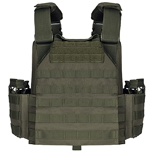 vAv YAKEDA Tactical Vest for Men Quick Release Outdoor Airsoft Vest Adjustable for Adults (Army green) - Image 3