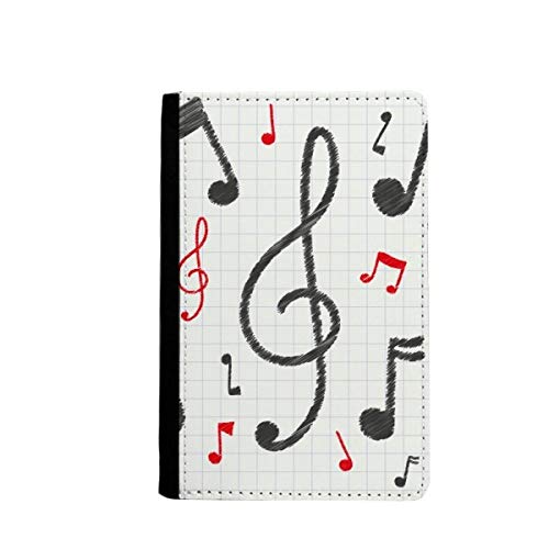 Étui portefeuille voyage passeport musique, le cadeau multicolore