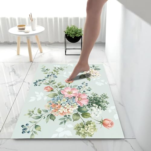 Tapis entrée intérieur antidérapant et absorbant style rustique - 4