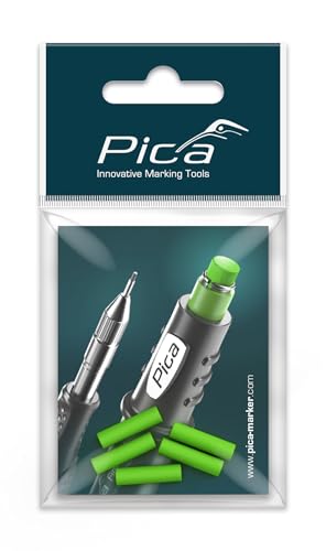 Pica 55802 I Ersatzradierer fĂĽr Pica Fine Dry 7070 I 5 StĂĽck im Beutel I grĂĽn I fĂĽr rĂĽckstandslosese Entfernen