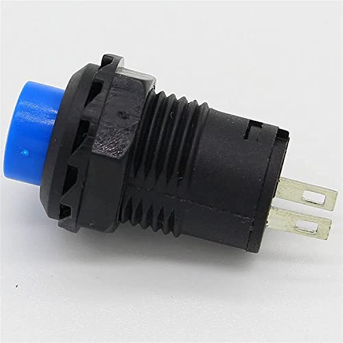 Interrupteur à bouton-poussoir 12mm robuste mécanisme fixe pour panneaux et boîtiers de commande
