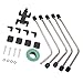 LS Coolant Crossover Kit, Stainless Steel Engine Steam Vent Kit Complete Coolant Crossover Hoses Kit for Front & Rear Venting LS1 LS2 LS3 LS6 LS7 LSX Engines