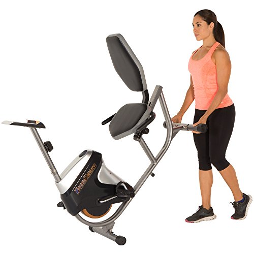 Fitness Reality R4000 Magnetic Tension Recumbent Bike with Workout Goal Setting Computer - Thumbnail 7