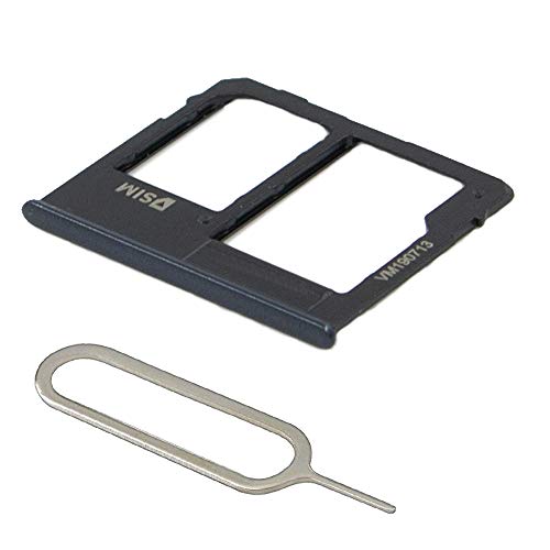 MMOBIEL Dual Sim Card Tray Compatible with Samsung A10e A102U Series 5.83 inch 2019 (Black) incl. Sim Pin