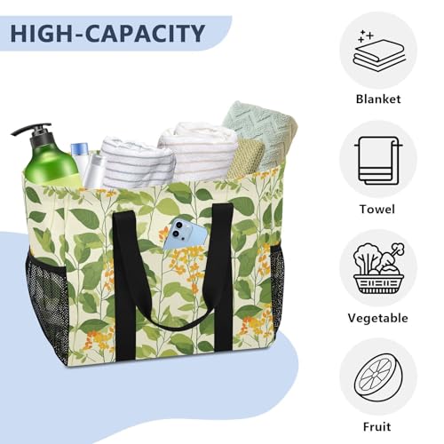 Totes Foldable Beach Totes Bags With Compartments with Handles Laundry Bag Travel 5