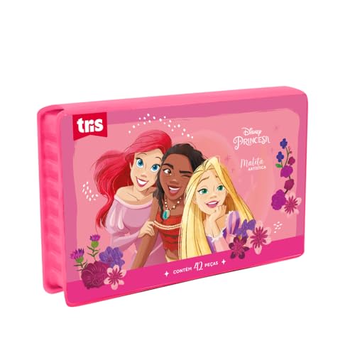 Maleta Artistica Princesas 42 Pecas