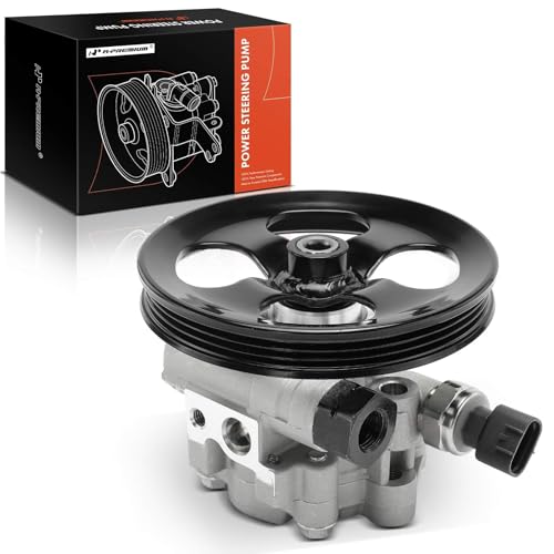 A-Premium Power Steering Pump, with Pulley, Compatible with Toyota Echo 2000-2005 & Scion xA 2004-2006, xB 2004-2006, L4 1.5L Gas, Replace 44310-52090, 9900220